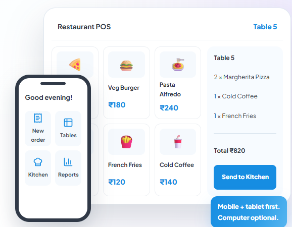 Restaurant Billing POS Software software preview