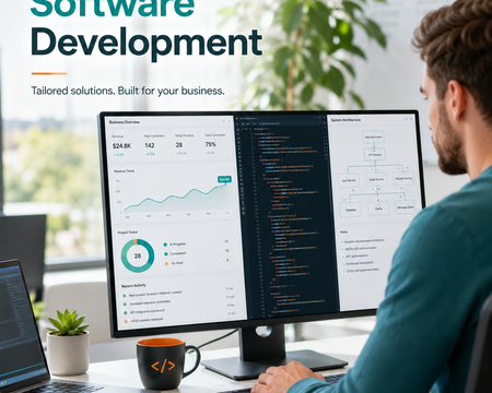 Custom Software Development delivery illustration